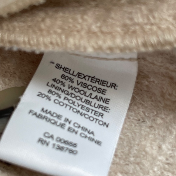 Rw&co cream wool lightweight Shacket Jacket - Picture 4 of 4